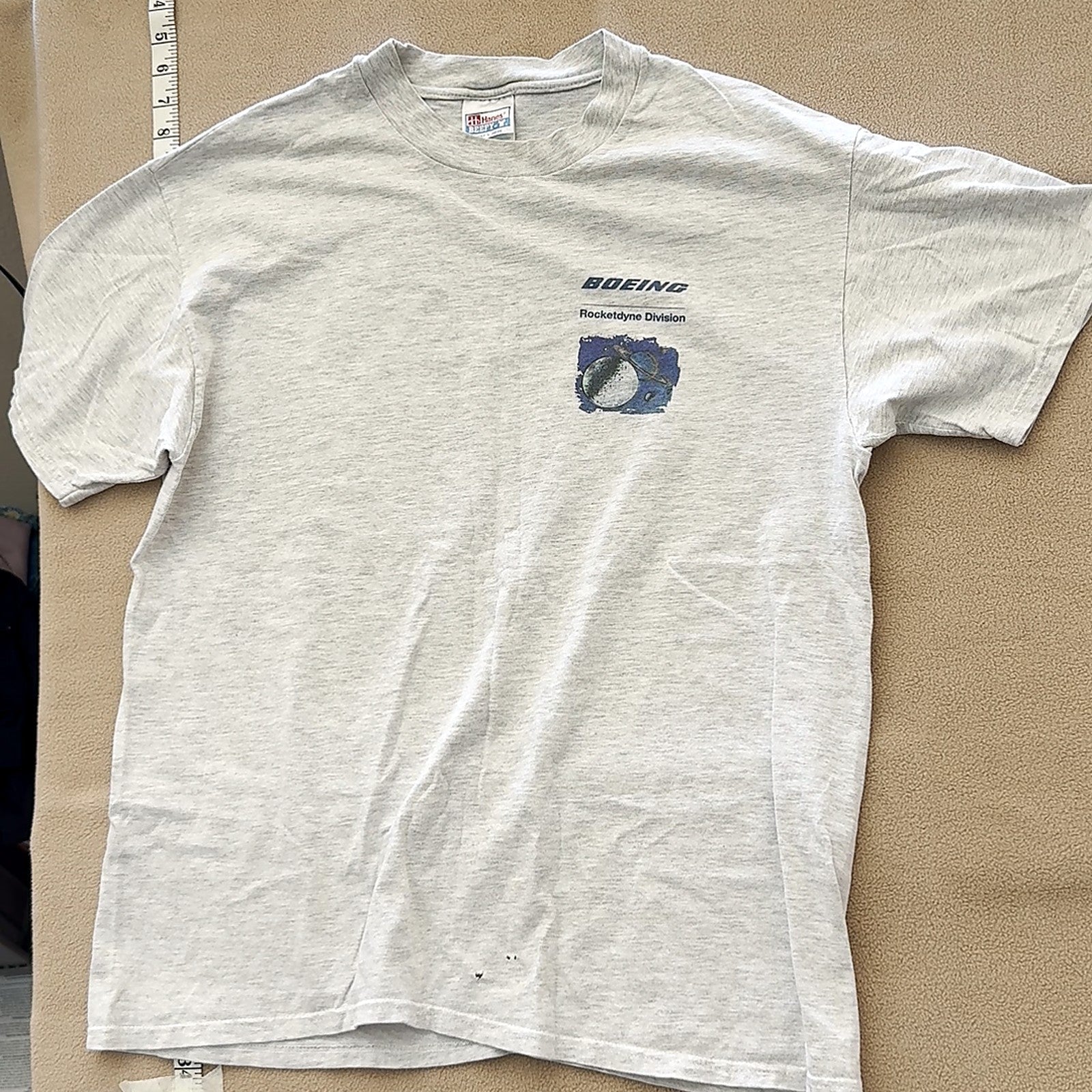 Vintage 1998 Boeing Rocketdyne Division Space Systems T-Shirt Large