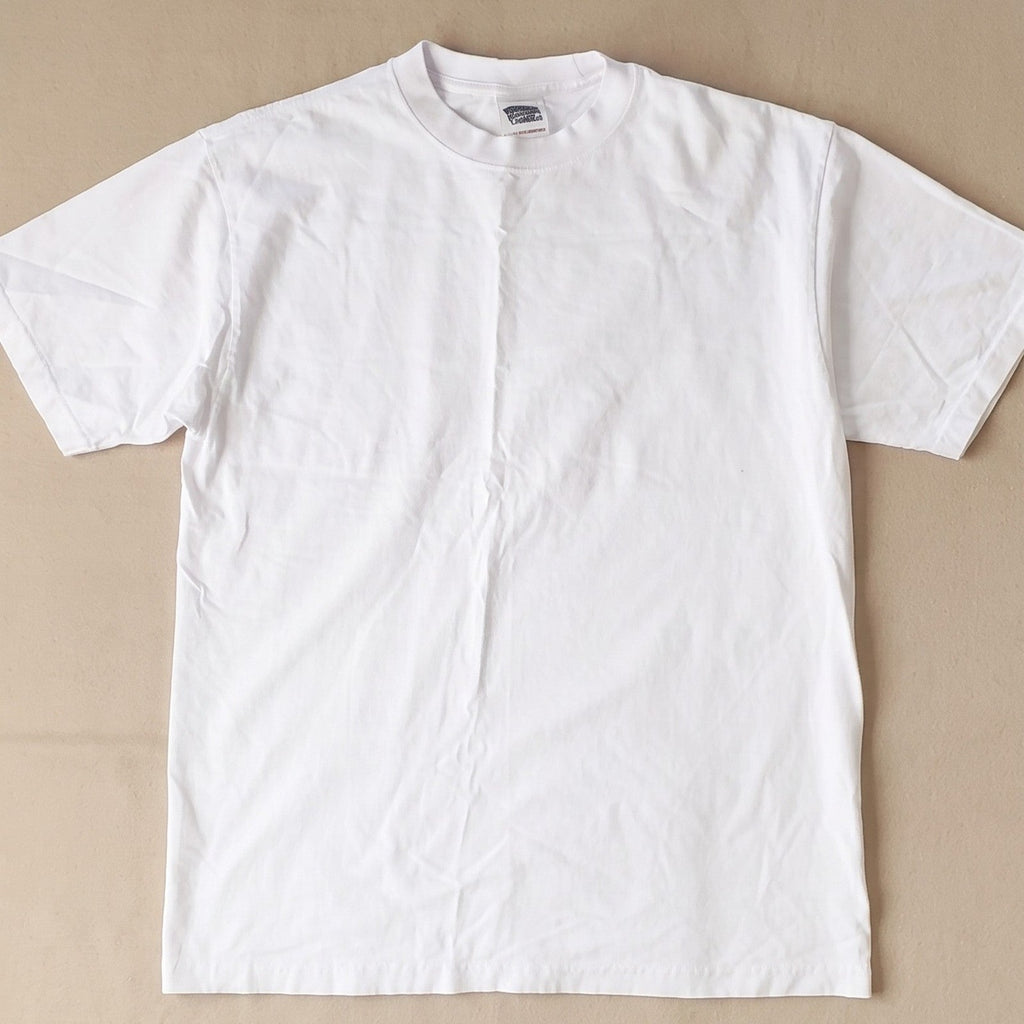 Shaka Wear Super Max Heavy Blank White T-Shirt Streetwear Cotton Size XL