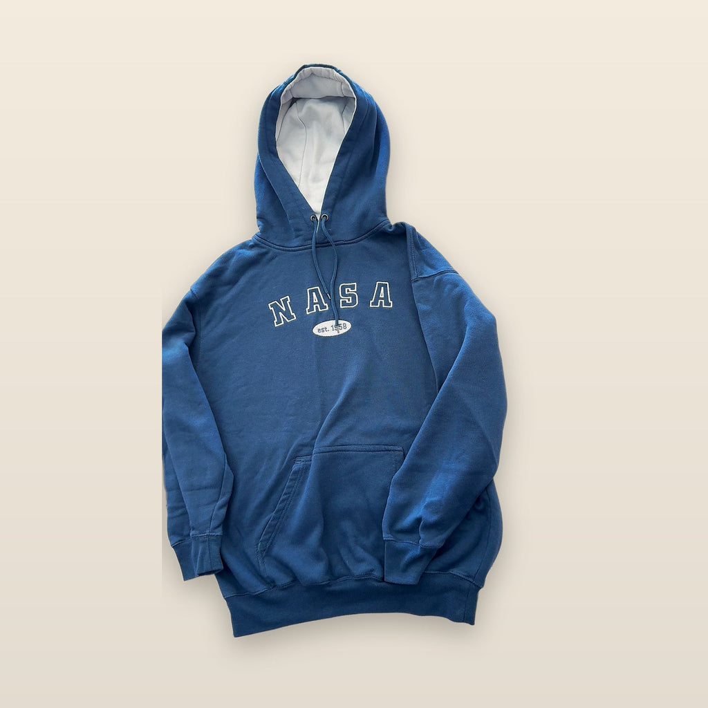 NASA Est. 1958 Graphic Pullover Hoodie Sweatshirt Blue Unisex