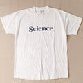 Science Text Graphic T-Shirt White Fruit of the Loom Heavy Cotton Size XL