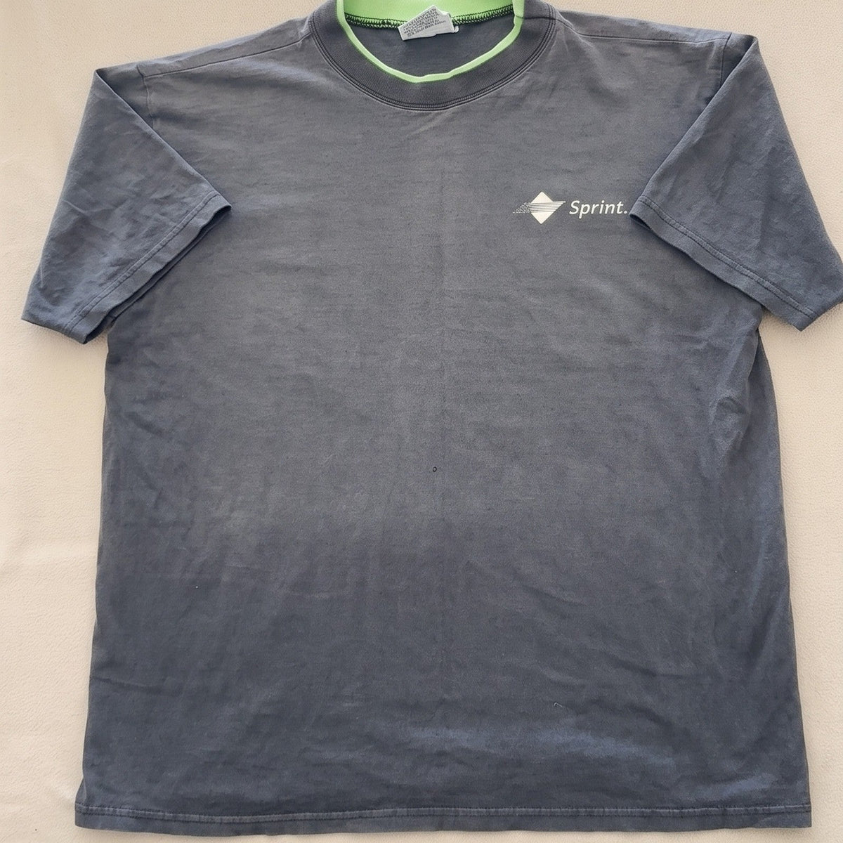 Vintage Sprint Telecom Corporate T-Shirt Space Satellite Graphic XL Made in USA
