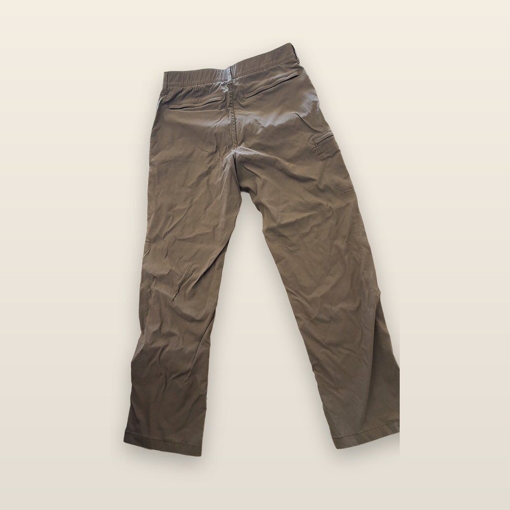 UB Tech Men's Brown Nylon Blend Performance Cargo Pants Size 32x30