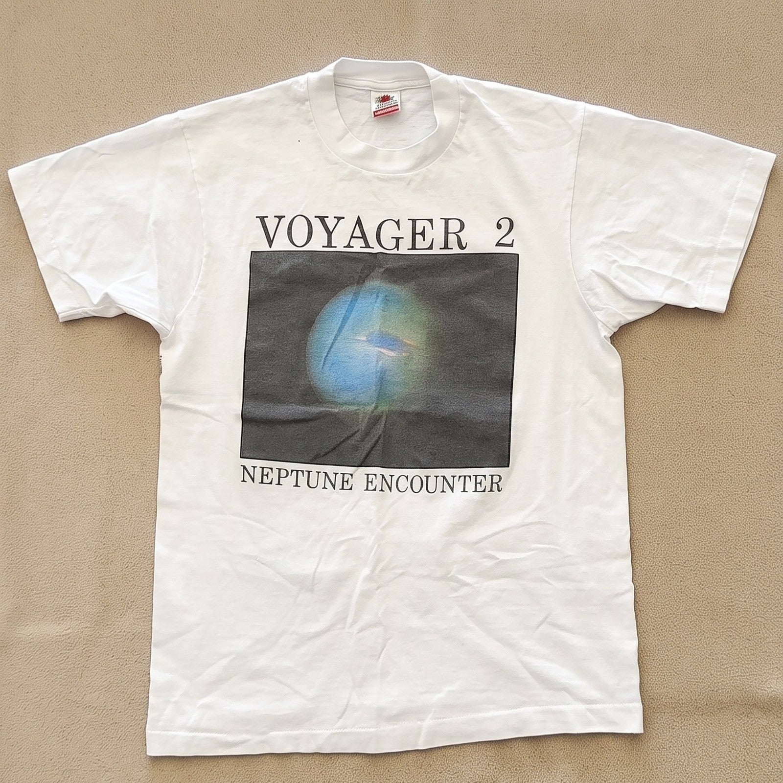 Voyager 2 Neptune Encounter T-Shirt Fruit of the Loom Large