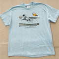 Tee Jays Hef-T Air Force C-5 Galaxy Transport Shirt Light Blue XL