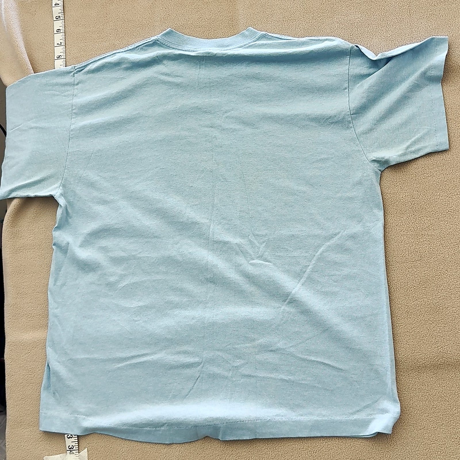 Tee Jays Hef-T Air Force C-5 Galaxy Transport Shirt Light Blue XL