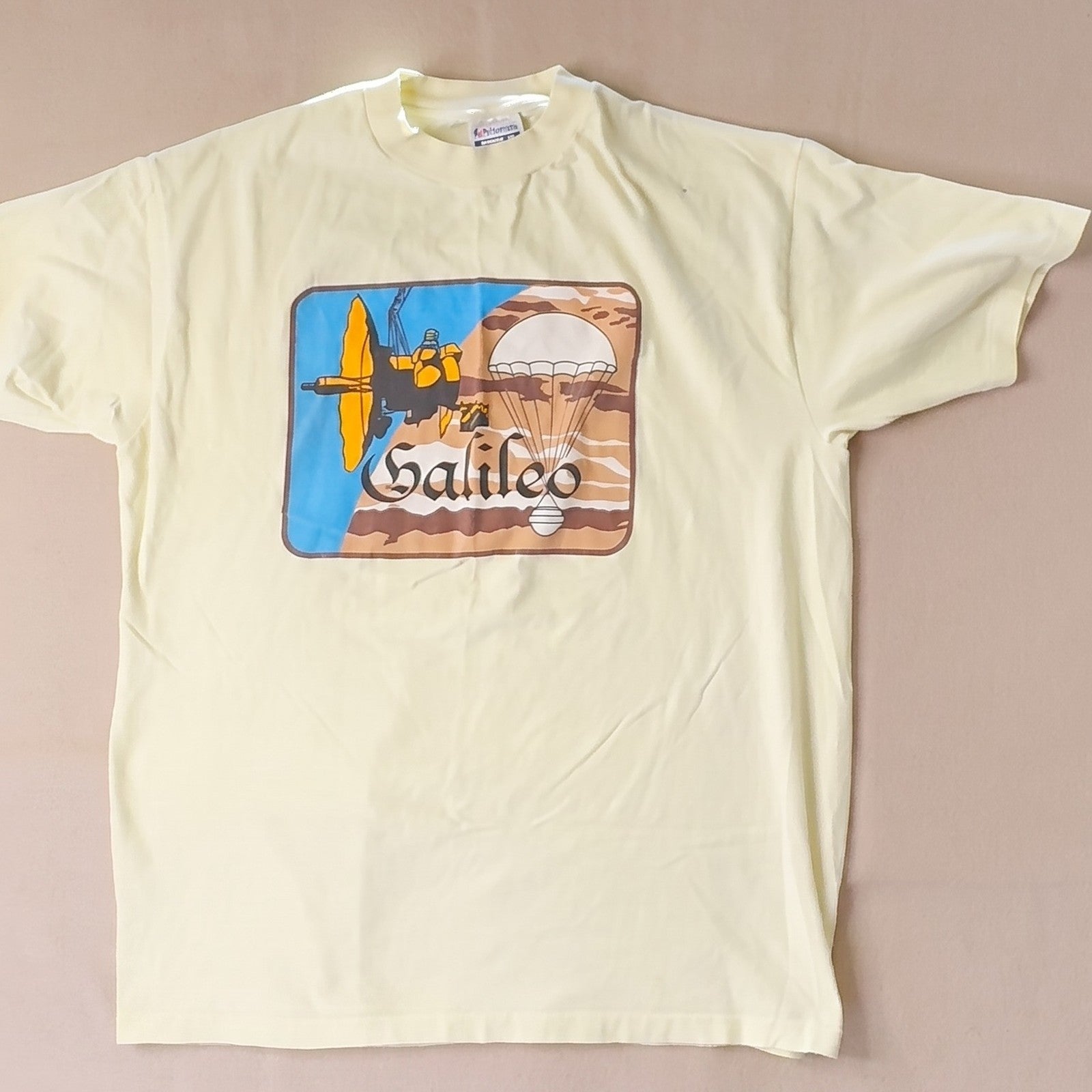 Vintage Galileo Spacecraft Space Probe T-Shirt Hanes Beefy-T Made in USA XL