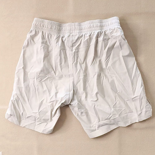 All In Motion Men's Athletic Gym Shorts Zip Pockets Solid Beige Size M