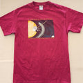 Vintage Cassini-Huygens Mission To Saturn Titan T-Shirt Red Fruit of the Loom L
