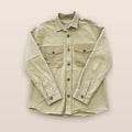 Zara Men's Light Green Long Sleeve Button Down Shirt Size L Pockets