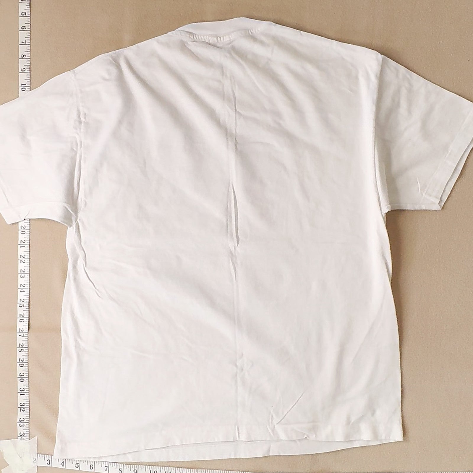 Vintage Aerospatiale Space & Defense Graphic T-Shirt White XL Hanes Beefy-T