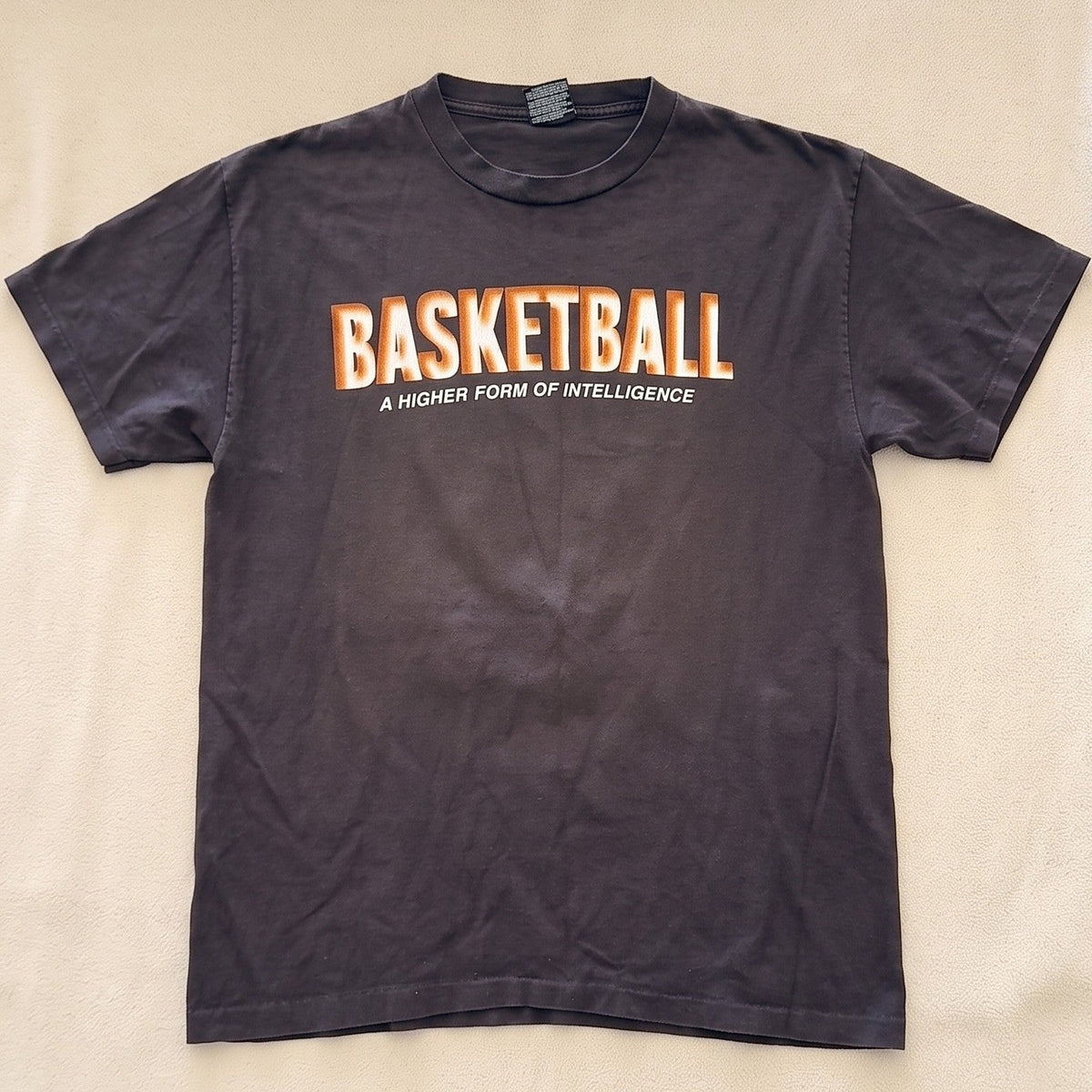 Vintage 90s Big Ball Sports Basketball Alien T-Shirt XL Higher Intelligence