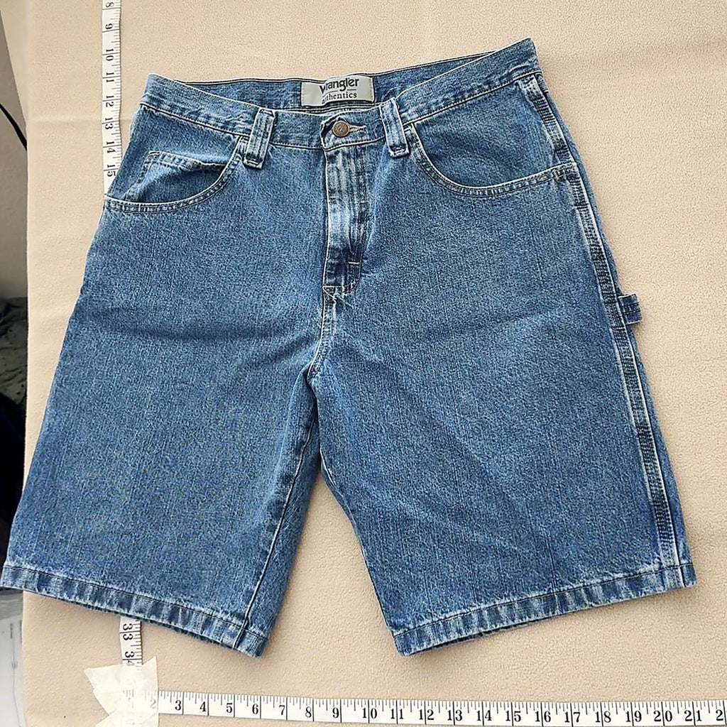 Wrangler Carpenter Denim Shorts Blue Size 33