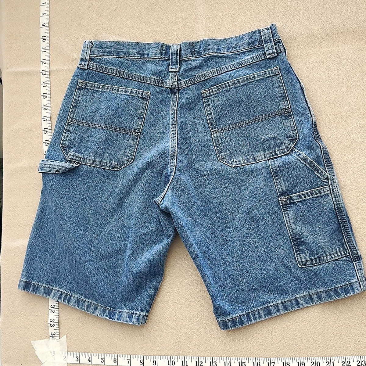 Wrangler Carpenter Denim Shorts Blue Size 33