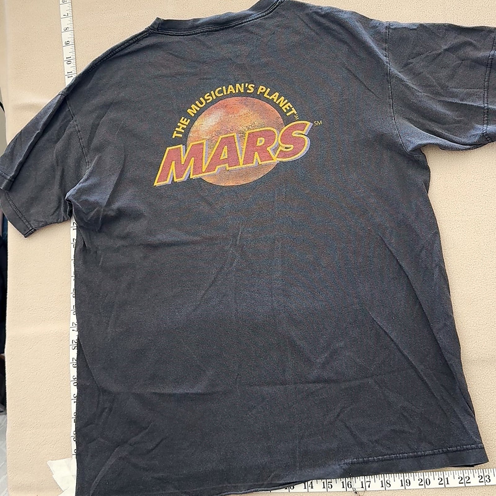 Mars The Musician's Planet It's a Trip T-Shirt Black Size L Tour Champ