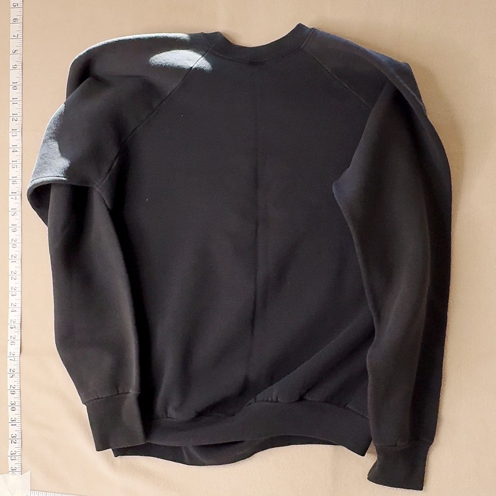 Vintage Project Galileo Sweatshirt Black Graphic Pullover Space Science XL
