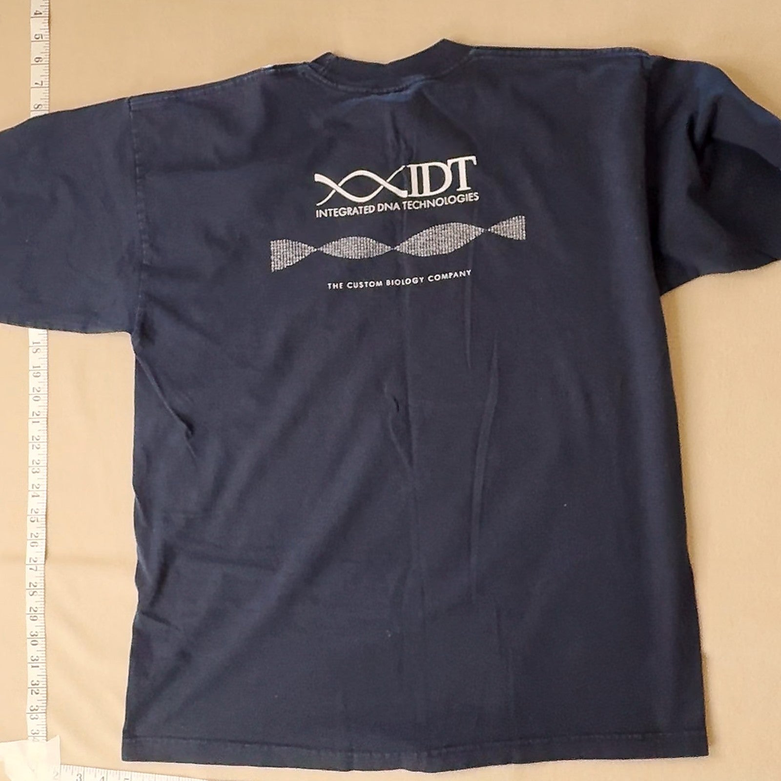Got DNA? Integrated DNA Technologies T-Shirt Bayside Made in USA XL Navy Blue