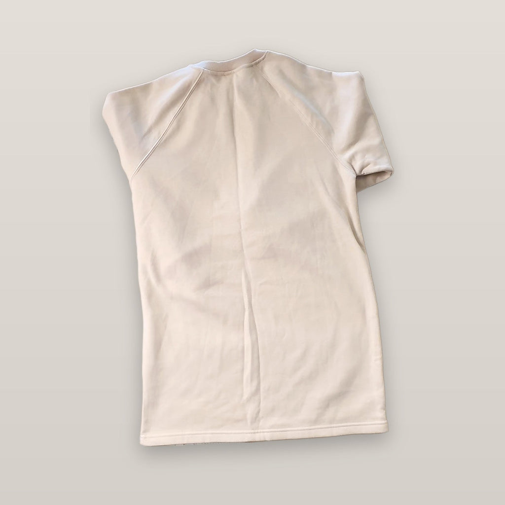 H&M Long Sleeve Sweatshirt Dress Cream Beige Women's Size S Raglan