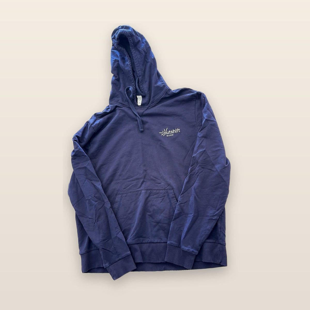Outshift by Cisco Navy Blue Pullover Hoodie Sweatshirt Size XL