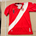 Bootleg Peru National Team Jersey Paolo Guerrero #9 Umbro Red Sash Mens Sz Small