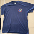 Vintage DOD STS Space Shuttle Support Team Graphic T-Shirt Navy Hanes Large