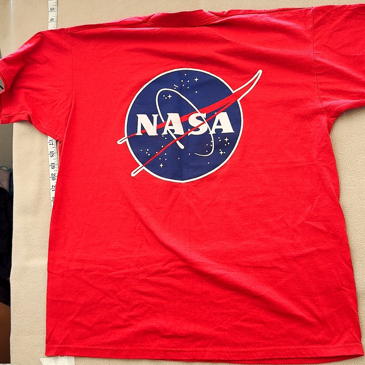 Vintage 1998 NASA Marshall Space Flight Center Open House T-Shirt Red L