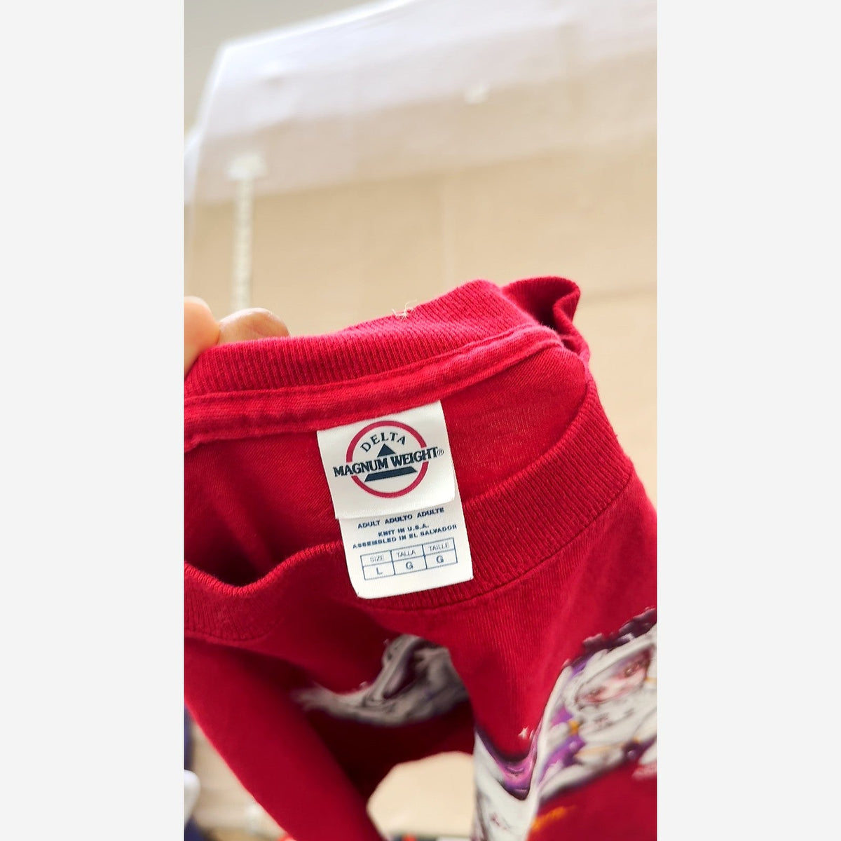 Vintage 1998 NASA Marshall Space Flight Center Open House T-Shirt Red L