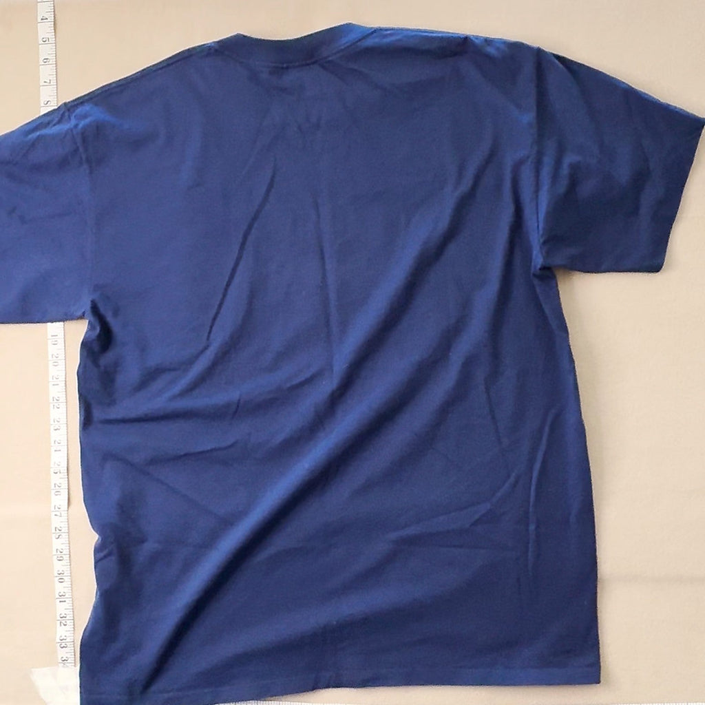 Vintage Adler Planetarium Chicago Milky Way Galaxy T-Shirt Navy XL