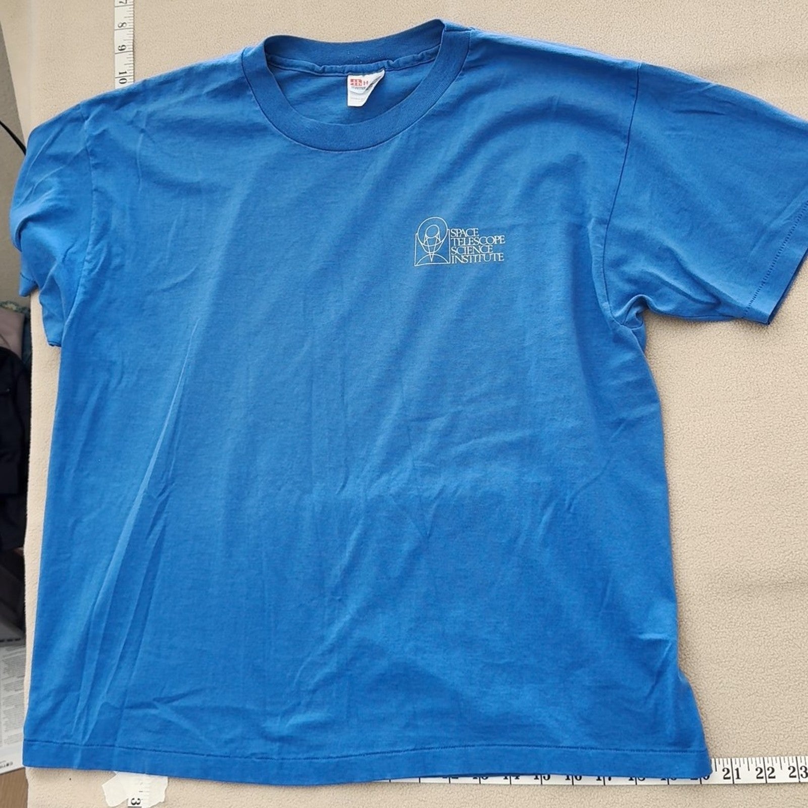 Vintage Hubble Space Telescope Window to the Universe T-Shirt Adult XL Blue USA