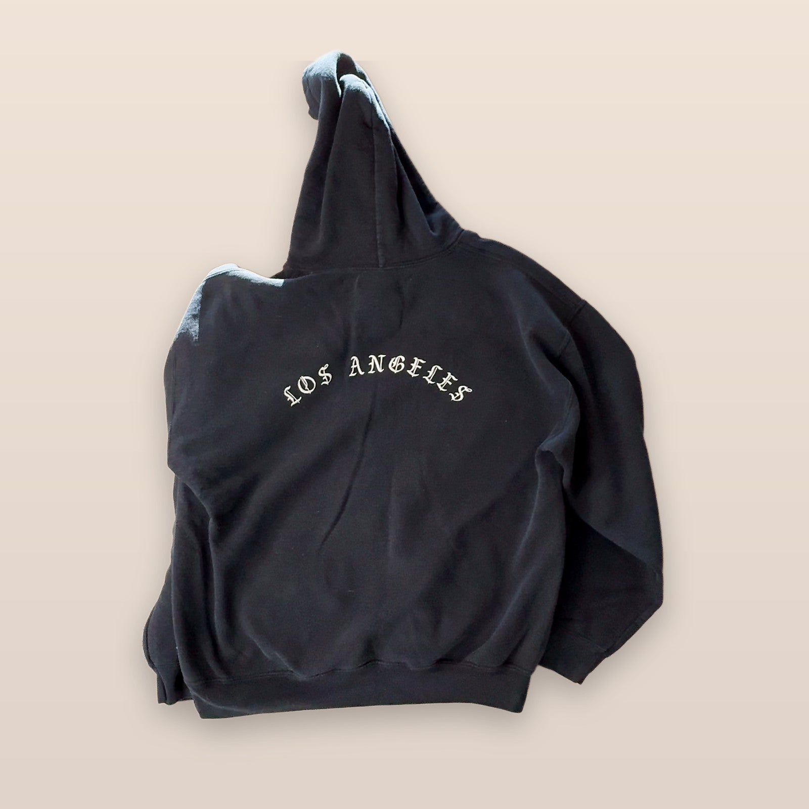 TDE Top Dawg Entertainment Los Angeles Black Pullover Hoodie Size L