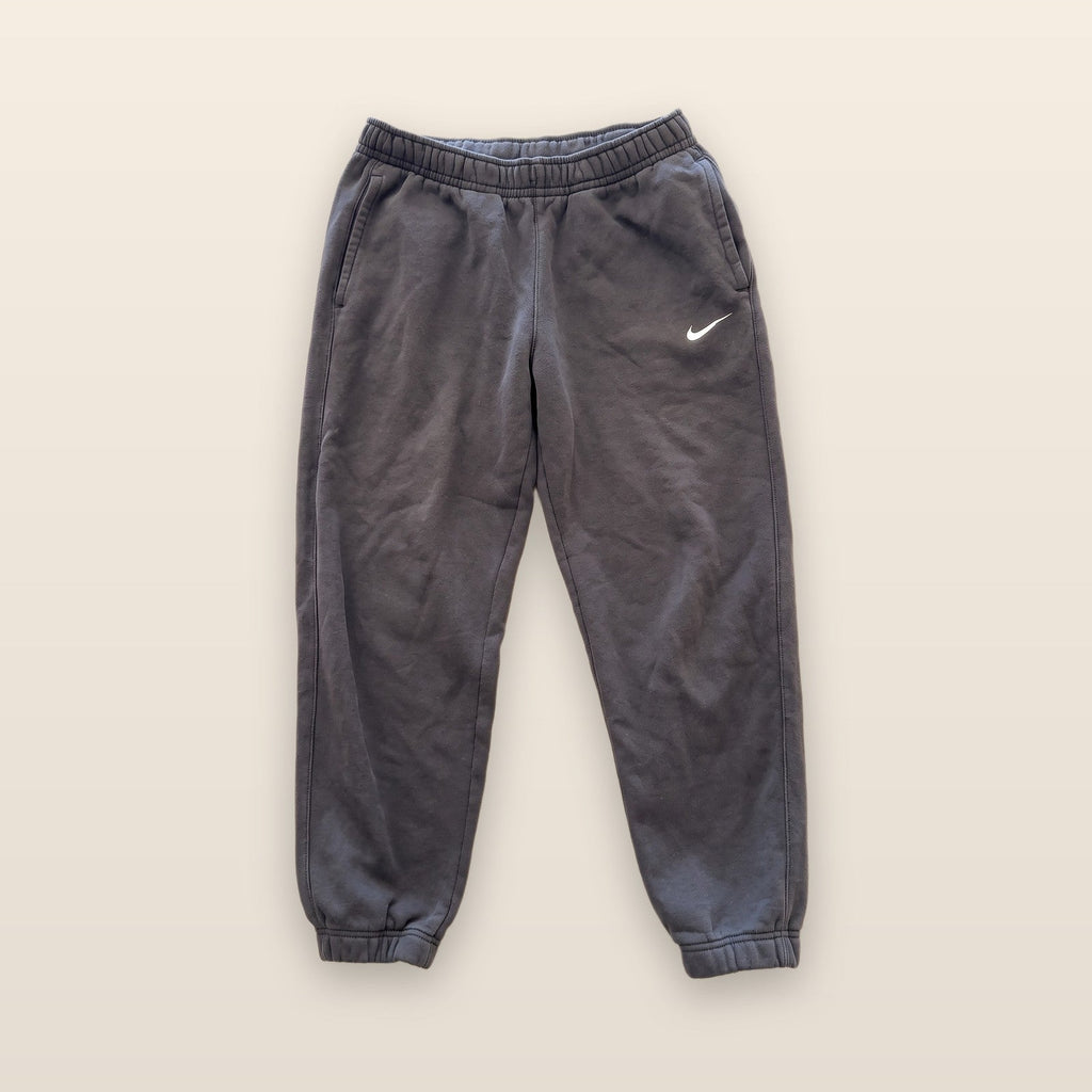 Nike Dark Gray Fleece Jogger Sweatpants Embroidered Swoosh
