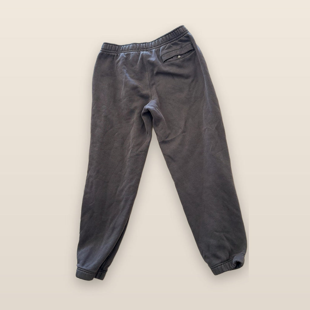 Nike Dark Gray Fleece Jogger Sweatpants Embroidered Swoosh