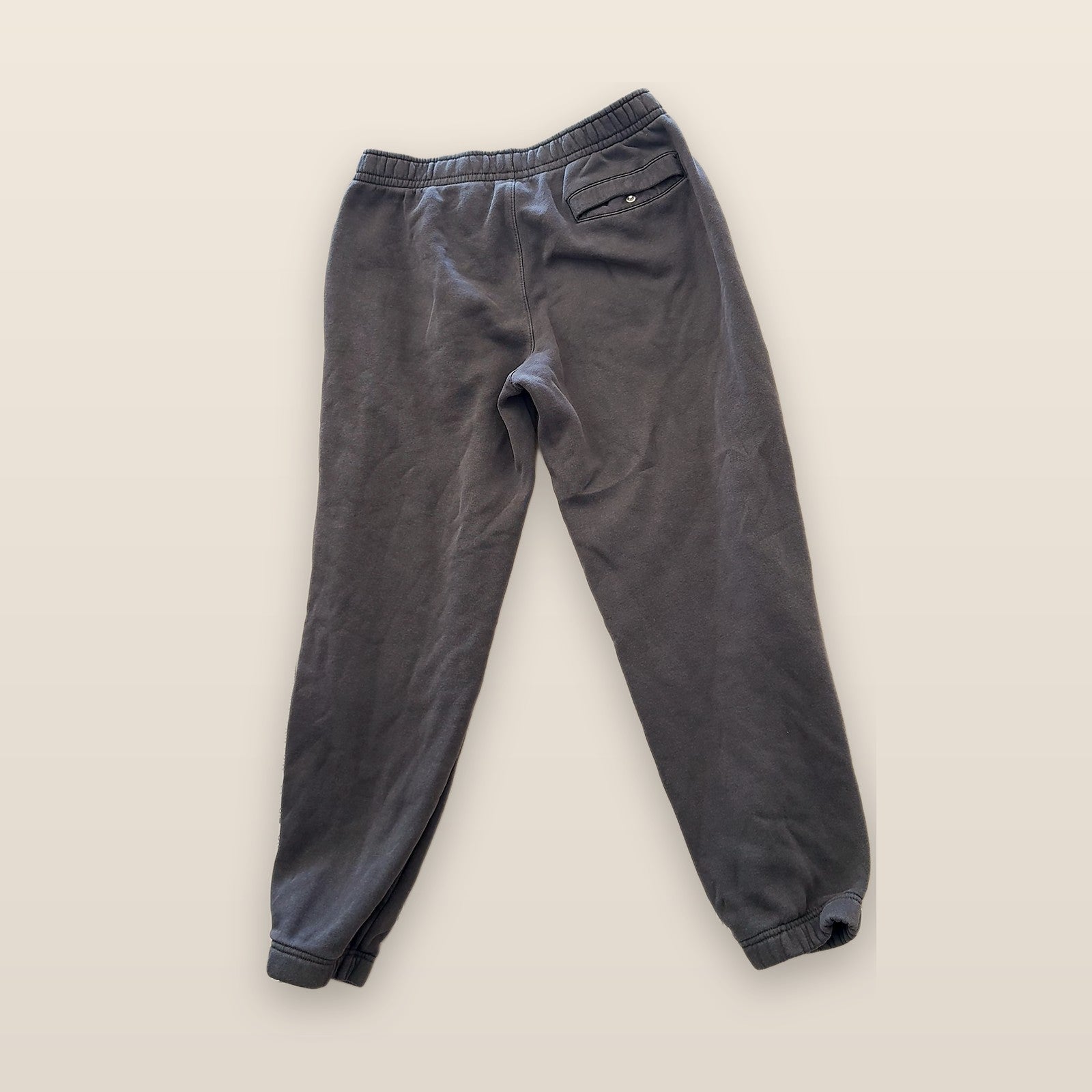 Nike Dark Gray Fleece Jogger Sweatpants Embroidered Swoosh