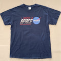 NASA I Camped In Space Space Center Houston T-Shirt Adult Large Navy Blue