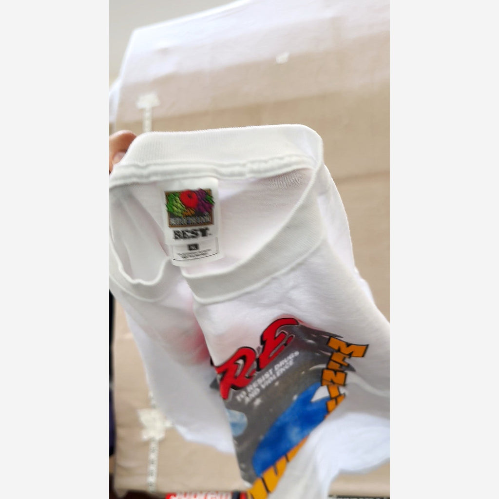 D.A.R.E. Millennium 2000 Graphic T-Shirt TN Fruit of the Loom Best Mens XL White
