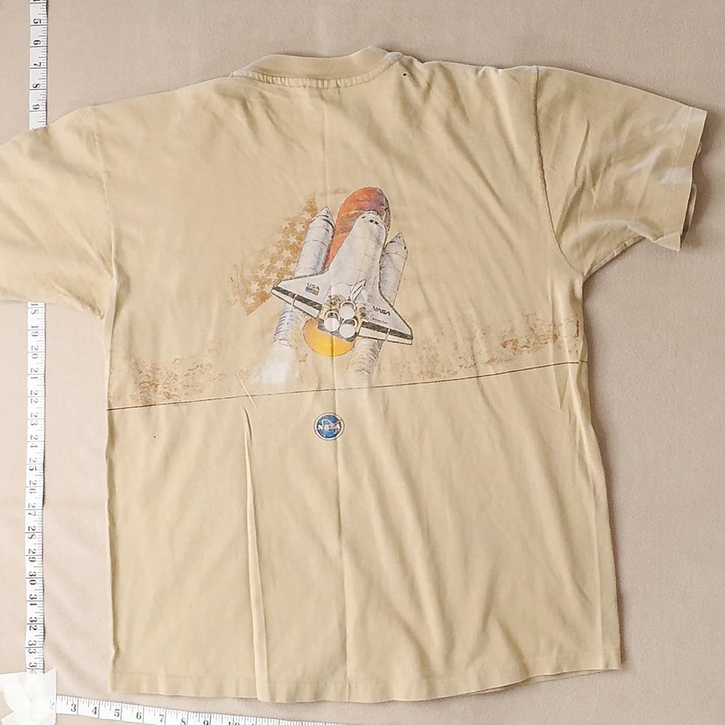 Vintage NASA Space Shuttle Johnson Space Center T-Shirt Anvil Made in USA XL