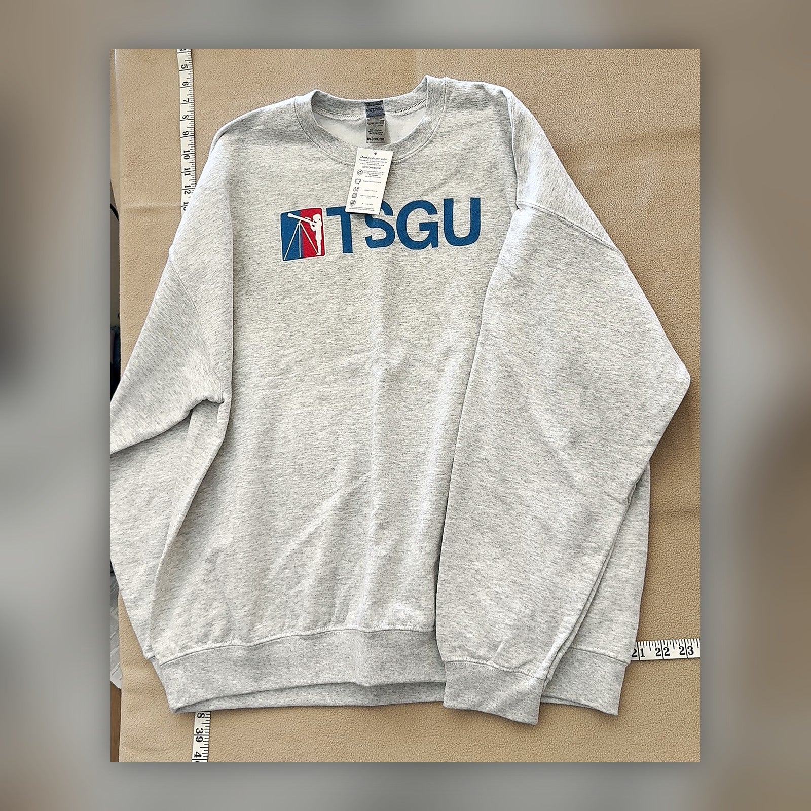NWT TSGU The Stars Guide Us Gray Crewneck Sweatshirt Size 2XL