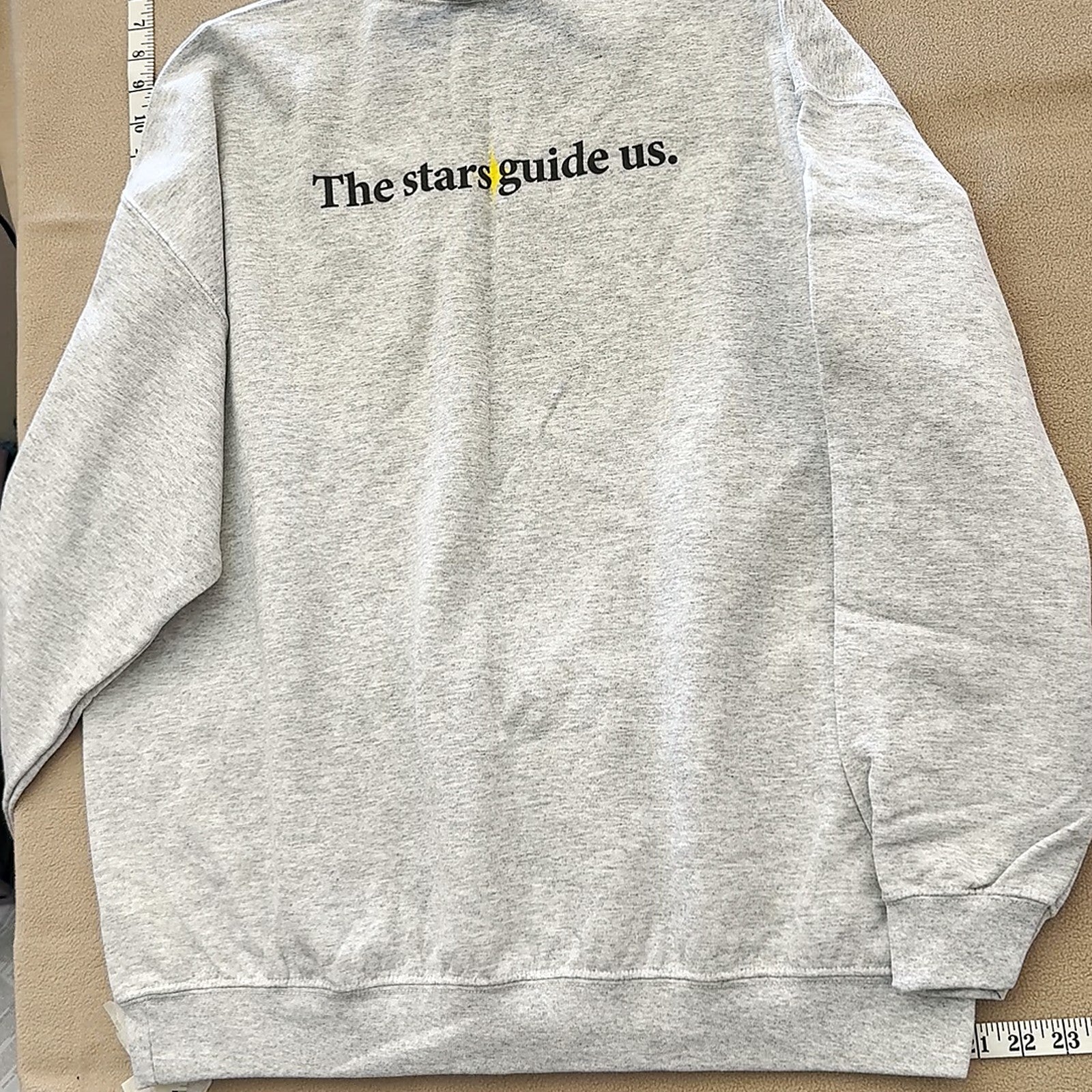 NWT TSGU The Stars Guide Us Gray Crewneck Sweatshirt Size 2XL