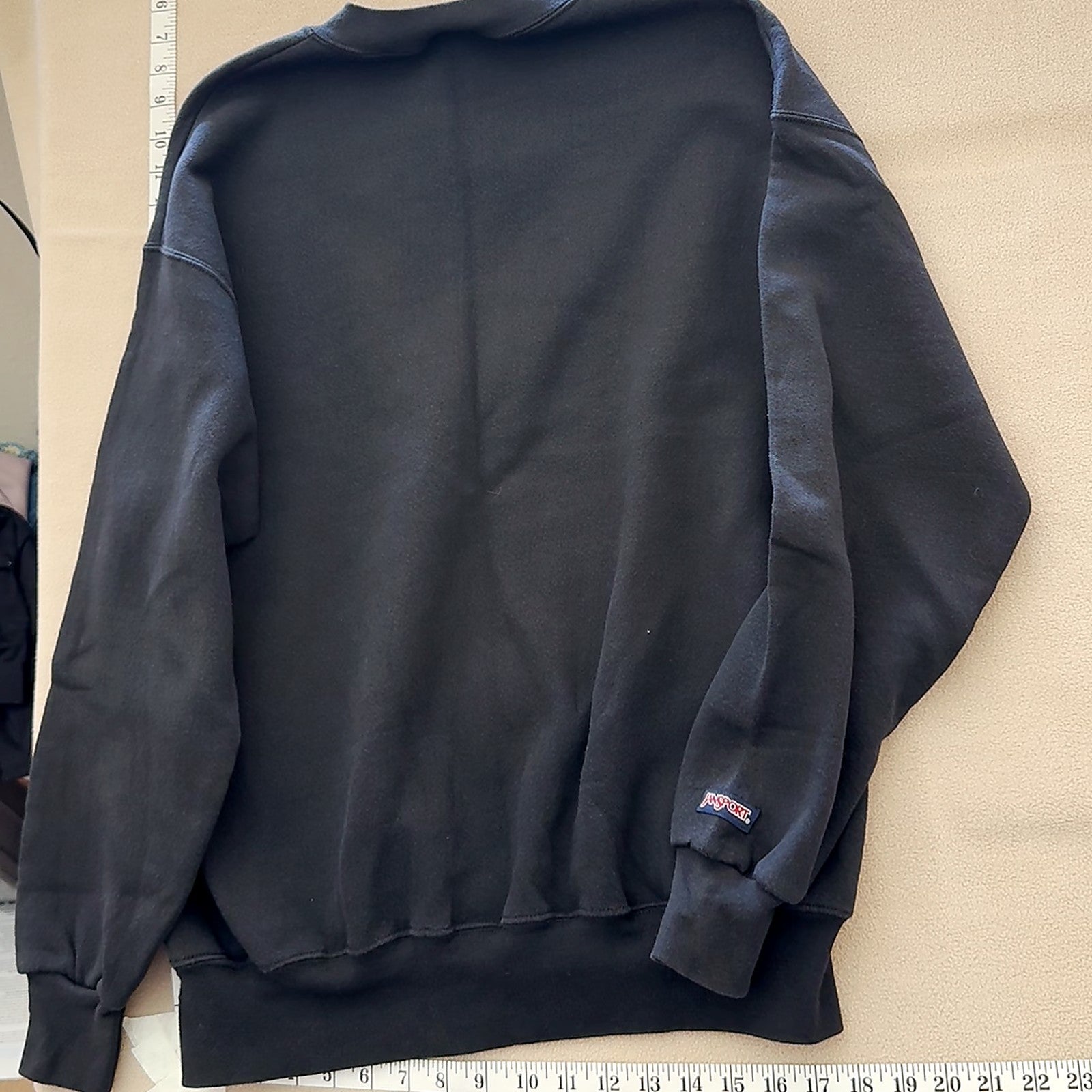 JanSport Jet Propulsion Laboratory JPL Crewneck Sweatshirt Black L