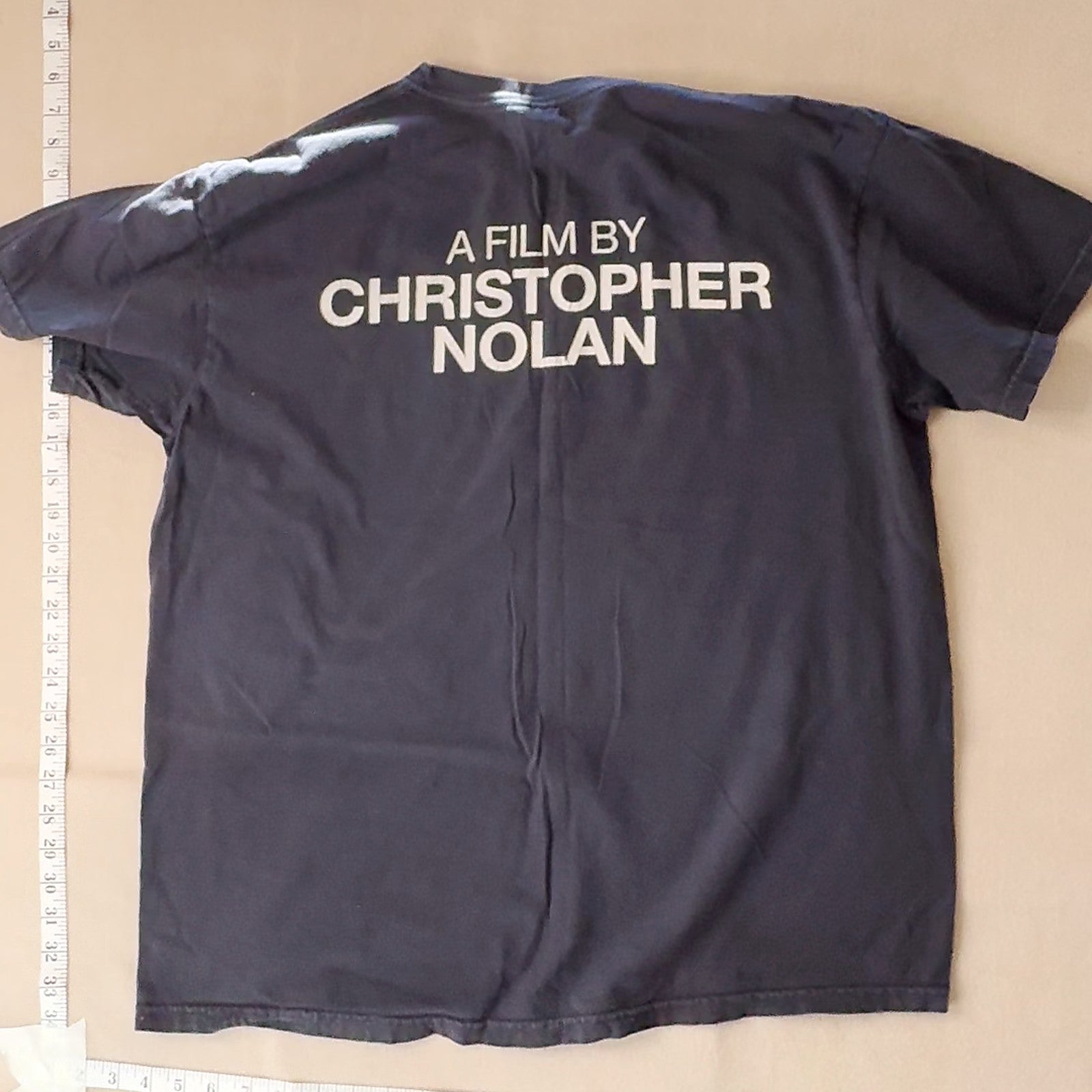 Interstellar A Film By Christopher Nolan Graphic T-Shirt Comfort Colors Black XL