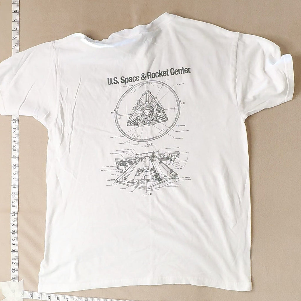 U.S. Space & Rocket Center Pathfinder T-Shirt White Large Space Camp Graphic
