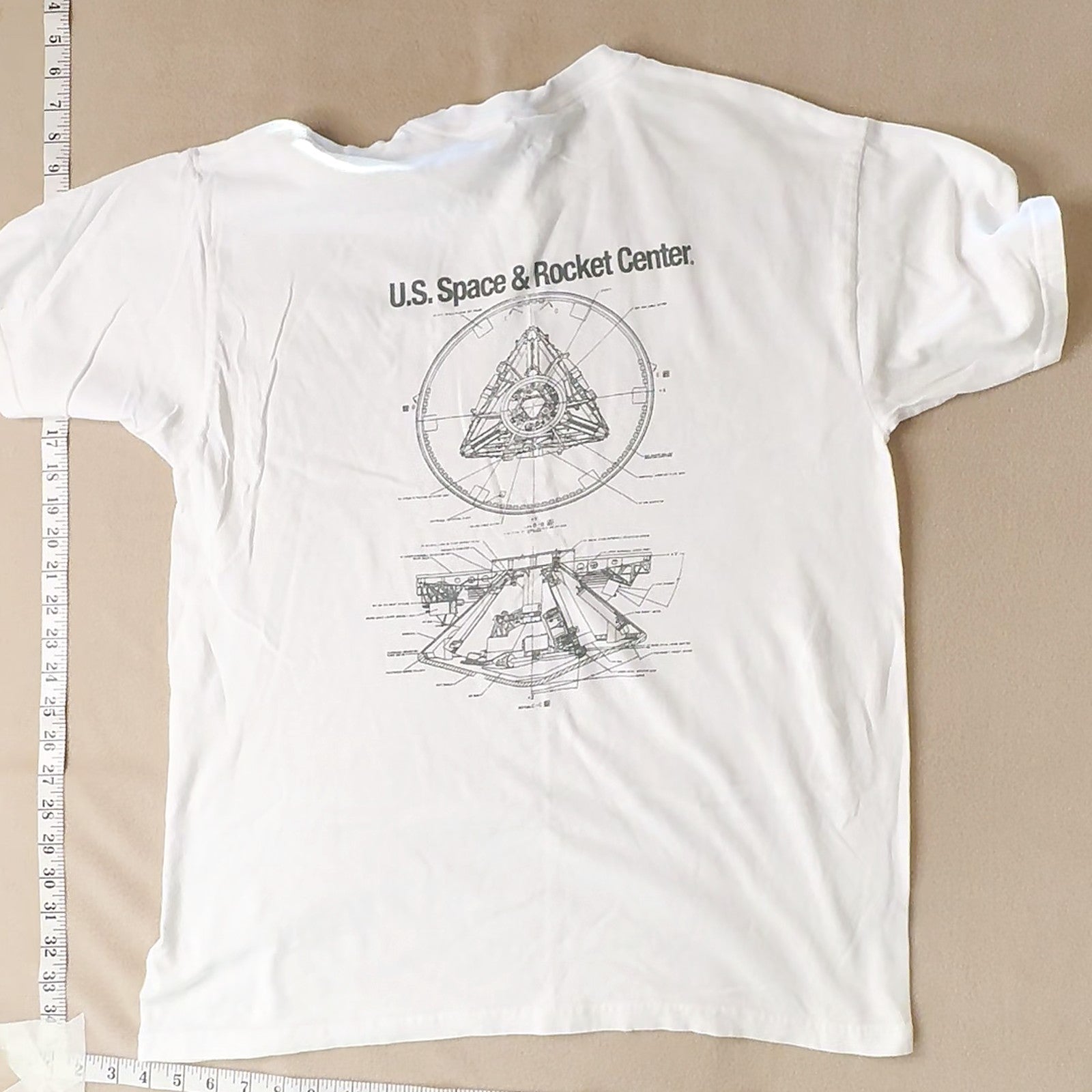 U.S. Space & Rocket Center Pathfinder T-Shirt White Large Space Camp Graphic