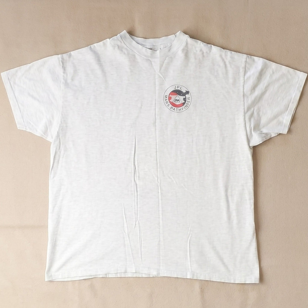 NASA JPL Mars Pathfinder T-Shirt Hanes Beefy-T White XXL