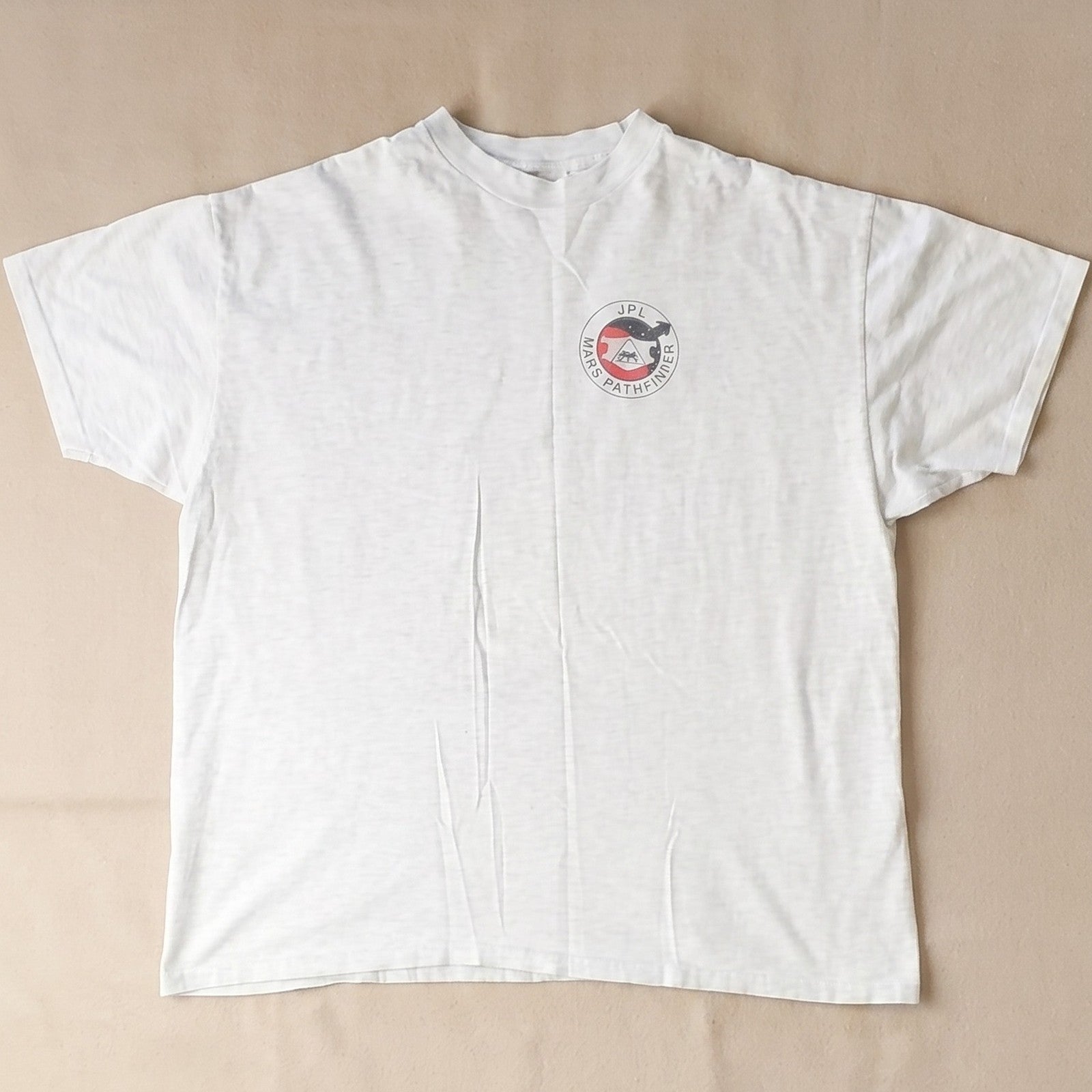 NASA JPL Mars Pathfinder T-Shirt Hanes Beefy-T White XXL