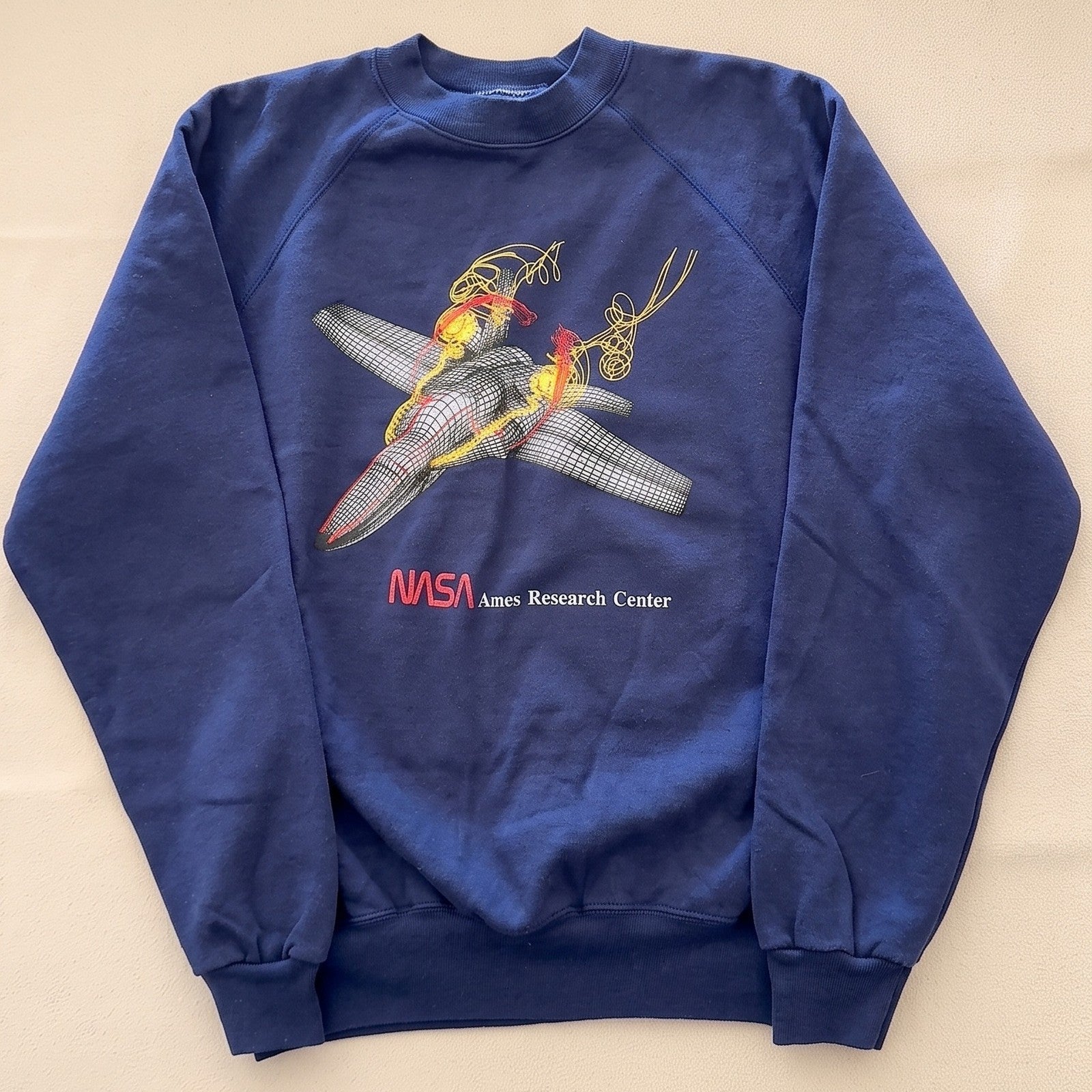Vintage NASA Ames Research Center Sweatshirt Blue Hanes XXL Made in USA