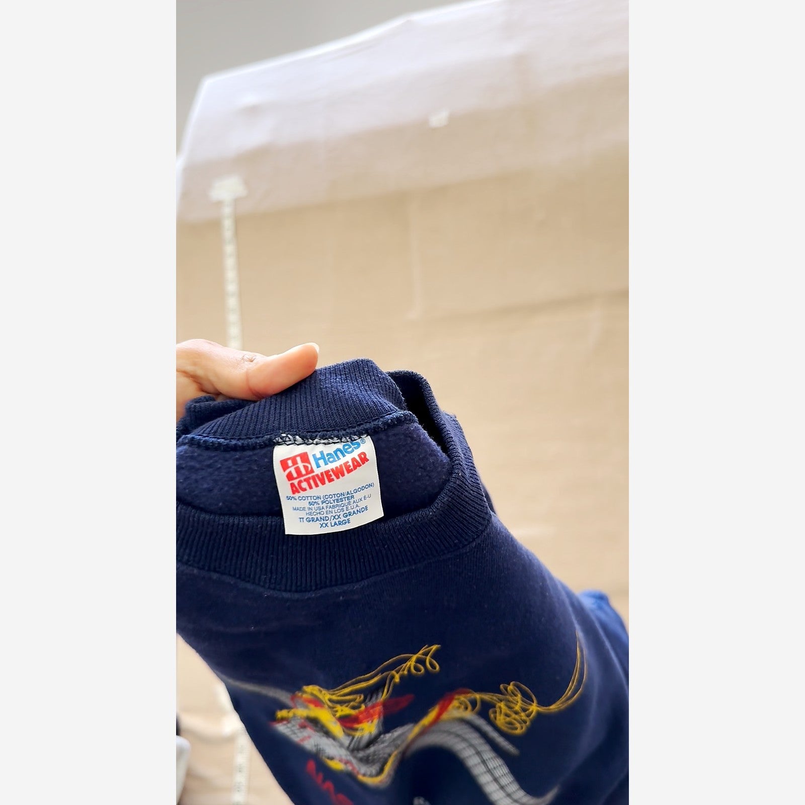 Vintage NASA Ames Research Center Sweatshirt Blue Hanes XXL Made in USA