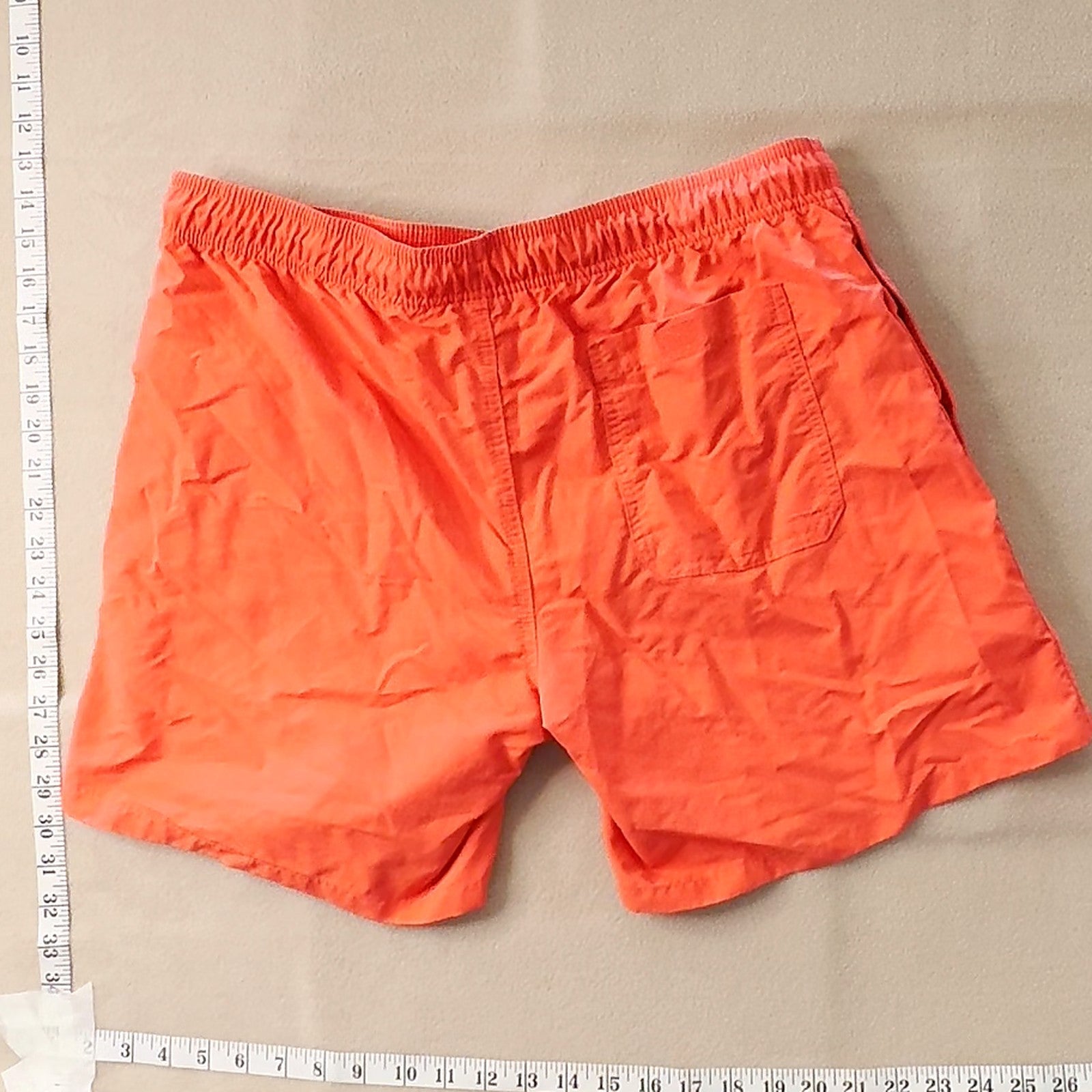 Goodfellow & Co Orange Swim Trunks Shorts Size L Large Men's Mesh Lined