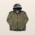 Nike Tech Fleece Full Zip Hoodie Sweatshirt Olive Green Men's Size L