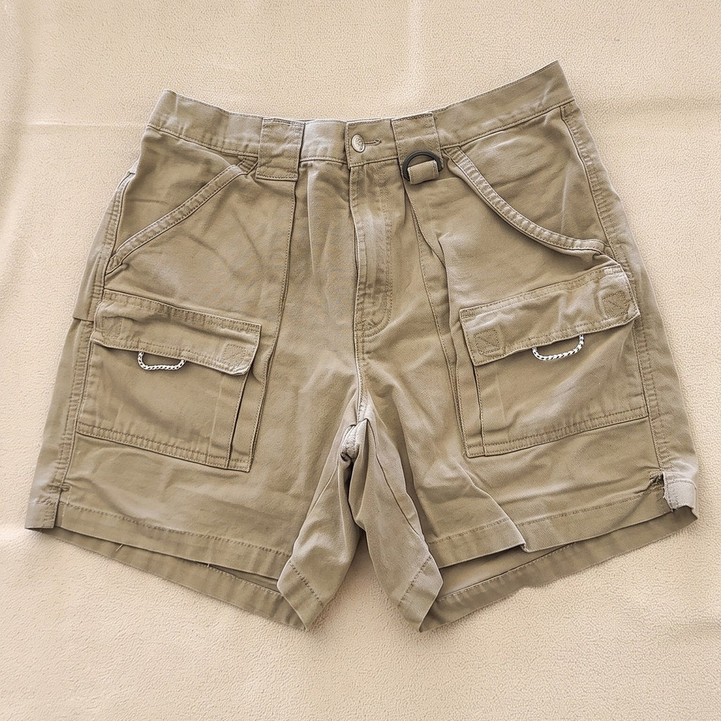 Columbia PFG Khaki Cargo Fishing Shorts Men's Size M