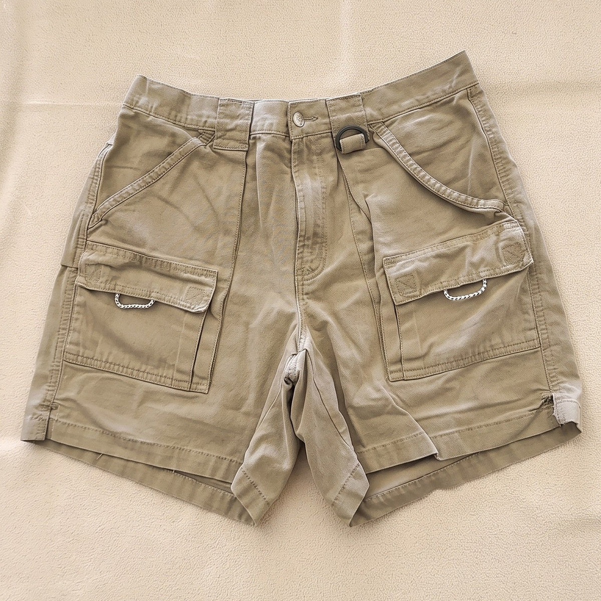 Columbia PFG Khaki Cargo Fishing Shorts Men's Size M