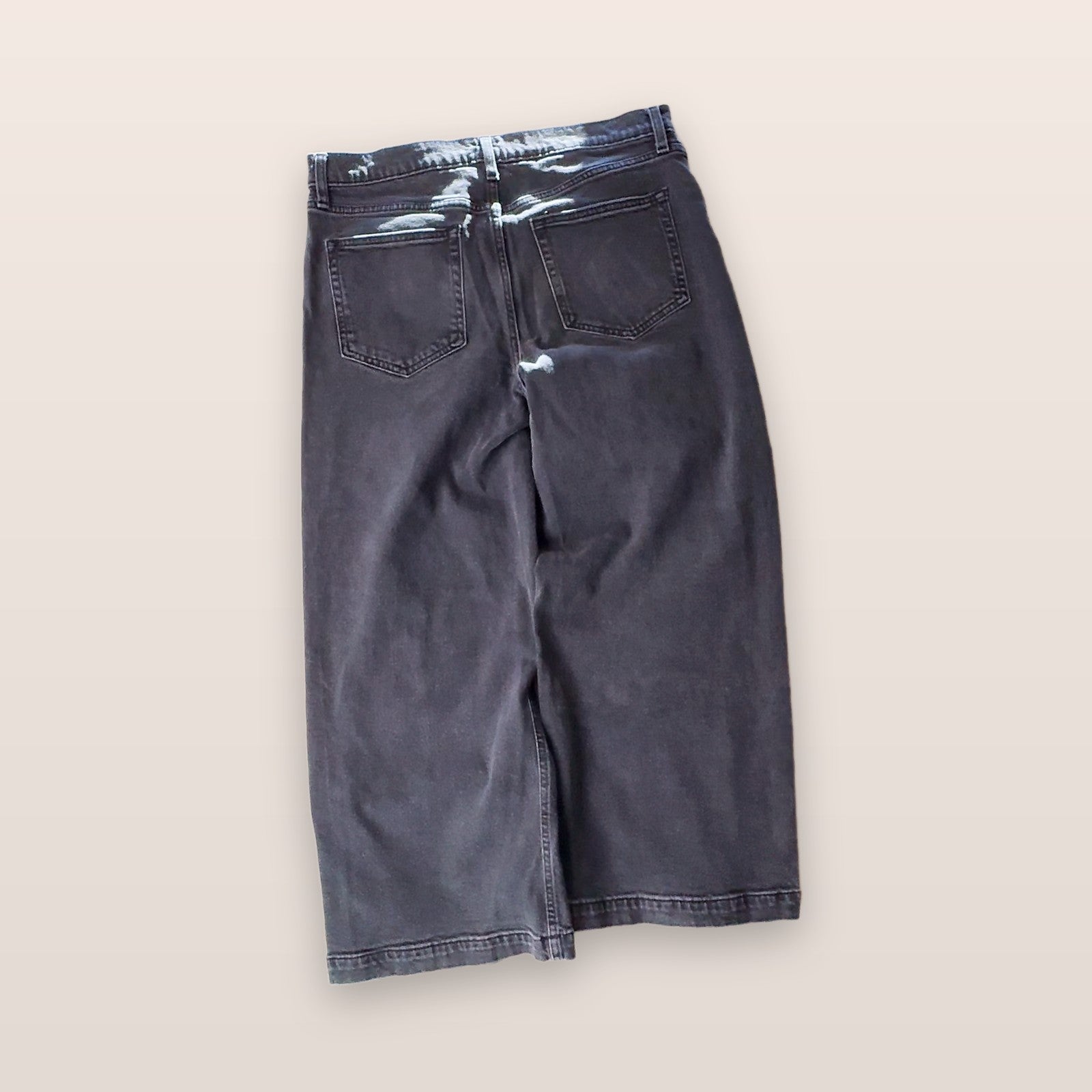 Gap High Rise Stride Ankle Jeans Black Wash Denim Women's Size 30 | 10R